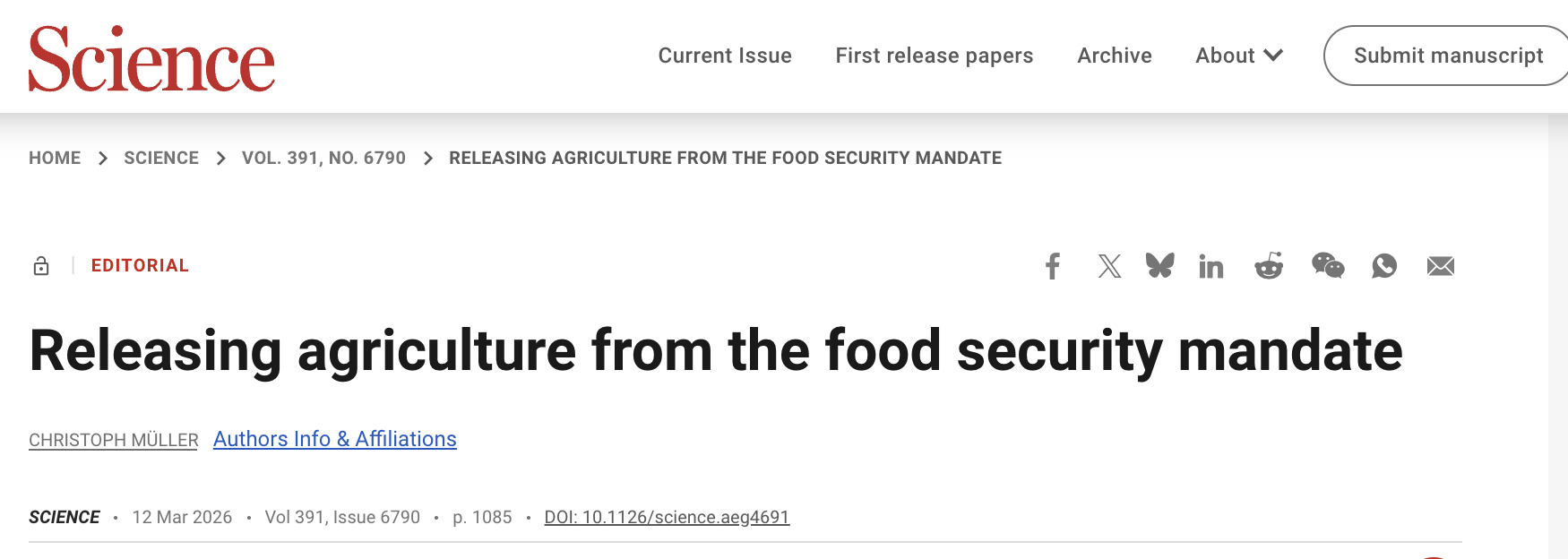 Science文献期刊标题图